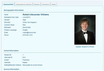 openSIS screenshot 2