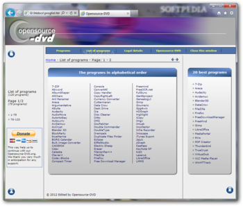 Opensource-DVD.org screenshot 2