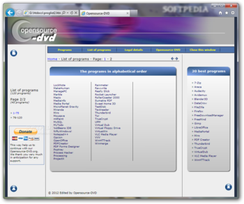 Opensource-DVD.org screenshot 3