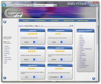 Opensource-DVD.org screenshot 4