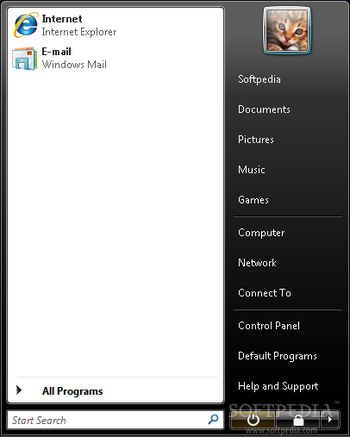 OpenStartMenu screenshot