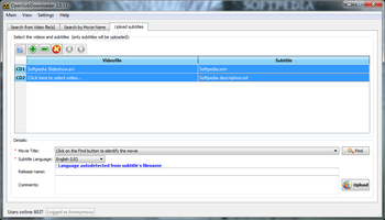 OpenSubdownloader screenshot 3