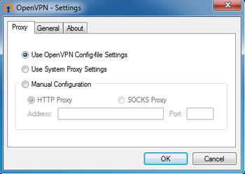 OpenVPN screenshot