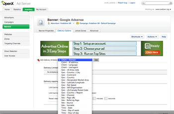OpenX Ad Server screenshot 2
