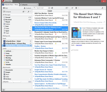 Opera Mail screenshot 3