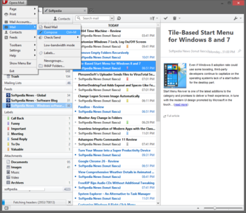 Opera Mail screenshot 5