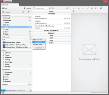 Opera Mail screenshot 9