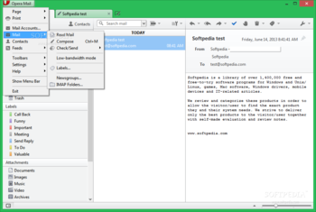 Opera Mail Portable screenshot 3