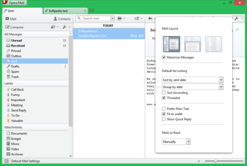 Opera Mail Portable screenshot 6