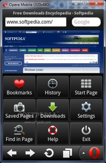 Opera Mobile screenshot 3