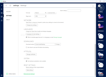 Opera Neon screenshot 11