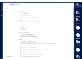 Opera Neon screenshot 12