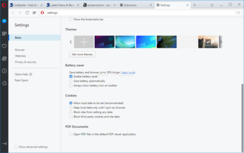 Opera screenshot 15