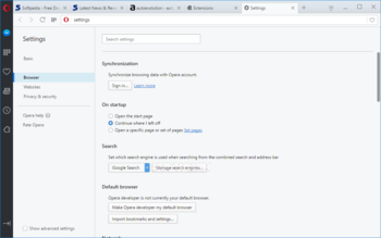 Opera screenshot 16