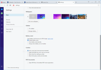Opera screenshot 7