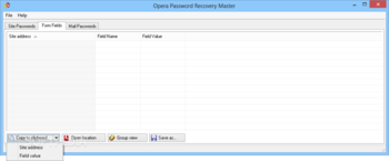 Opera Password Recovery Master screenshot 2