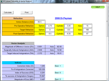 Ophthalmology Calculator screenshot 10