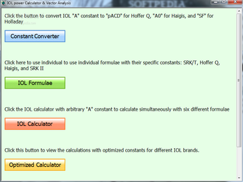 Ophthalmology Calculator screenshot 2