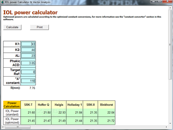 Ophthalmology Calculator screenshot 6