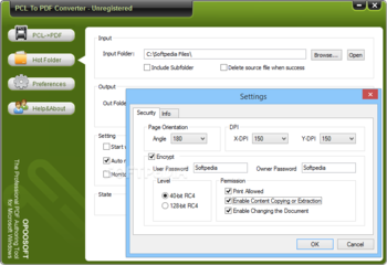 OpooSoft PCL To PDF Converter screenshot 3