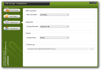 Opoosoft PDF Encrypt GUI + Command Line screenshot 4