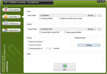 OpooSoft PDF To IMAGE Converter screenshot 2