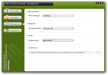 OpooSoft PDF To JPEG GUI + Command Line screenshot 2