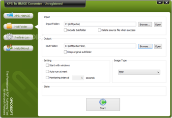 OpooSoft XPS To IMAGE GUI Command Line screenshot 3