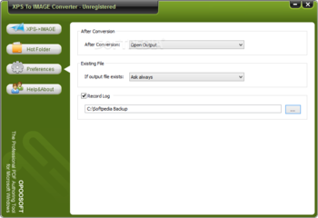 OpooSoft XPS To IMAGE GUI Command Line screenshot 4