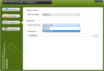 OpooSoft XPS To TIFF Converter screenshot 3