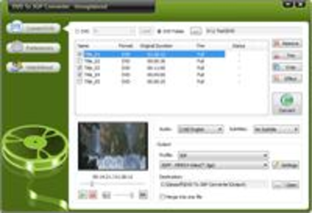 Oposoft DVD To 3GP Converter screenshot 2
