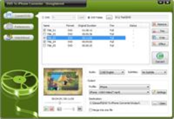 Oposoft DVD To iPhone Converter screenshot 2