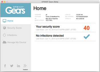 OPSWAT Gears screenshot