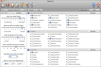 Optimism Mood Chart Software screenshot 2