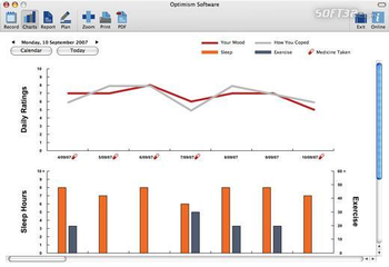 Optimism Mood Chart Software screenshot 3