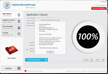 OptimizeEraseEncrypt screenshot 2