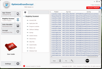 OptimizeEraseEncrypt screenshot 3