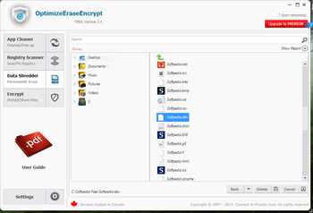 OptimizeEraseEncrypt screenshot 5