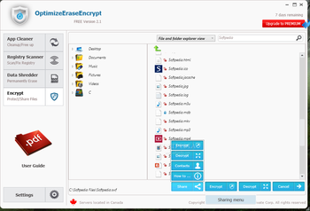 OptimizeEraseEncrypt screenshot 6