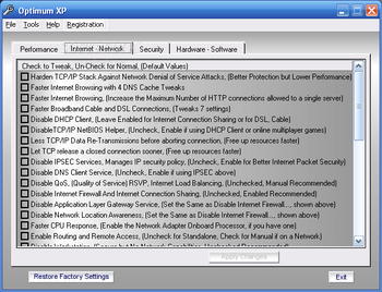 Optimum XP screenshot 2