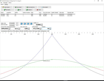 Options Trading Tool screenshot