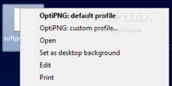 OptiPNG Shell Integration screenshot