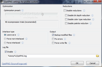 OptiPNG Shell Integration screenshot 2