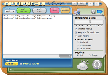 optiPNG-UI screenshot