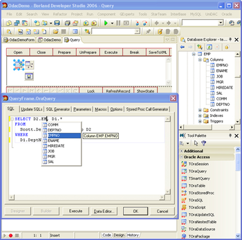 Oracle Data Access Components screenshot