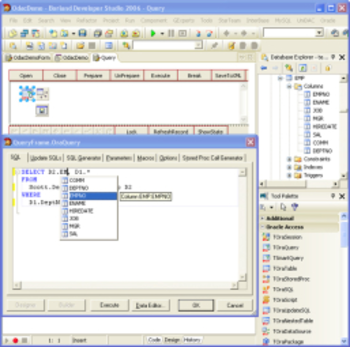Oracle Data Access Components for C++Builder 5 screenshot