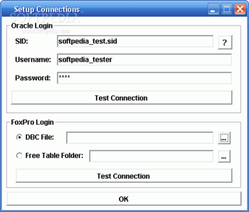 Oracle FoxPro Import, Export & Convert Software screenshot