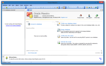 Oracle Maestro screenshot