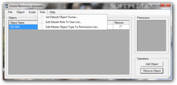 Oracle Permission Generator screenshot 3