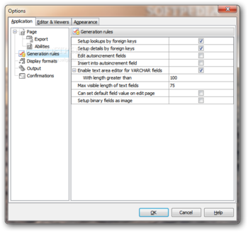 Oracle PHP Generator screenshot 4